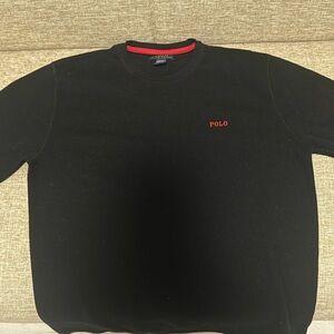 Polo by Ralph Lauren Black and Red Crewneck